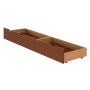 Alaterre Furniture Alaterre Underbed Storage Drawers, Set of 2, Chestnut AJ004970